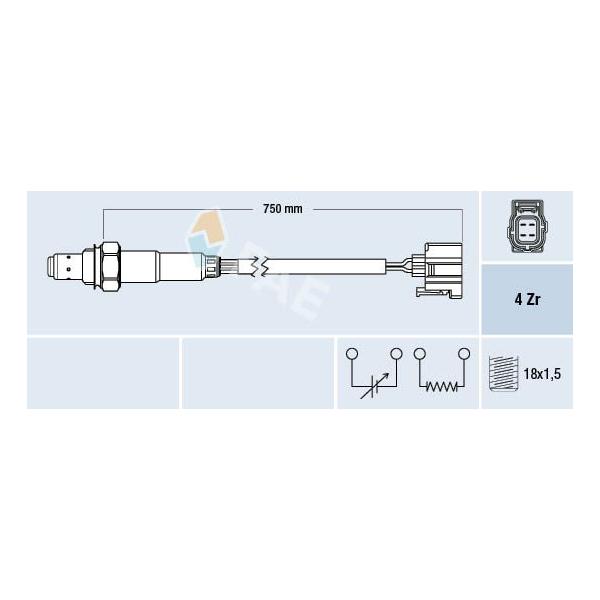 ベンツ ラムダセンサー O2センサー 触媒後側 W204 W212 C207 等 0065422218 優良品