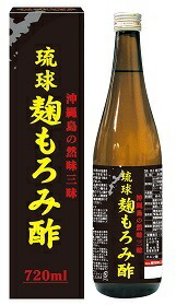 【24本セット】【2ケース分】琉球 麹もろみ酢 720ml×24本セット 2ケース分 【限定特価】【貿易屋珈琲】沖縄県の然味 アミノ酸18種含有 【正規品】 ※軽減税率対象品|キュー バザール