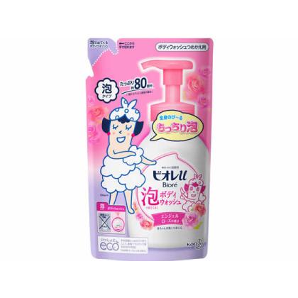 【１５個セット】【１ケース分】 ビオレu 泡で出てくるボディウォッシュ エンジェルローズの香り つめかえ用 480ml ×１５個セット　１ケース分 【正規品】【dcs】