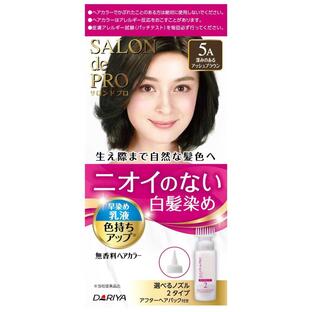 【２７個セット】【１ケース分】 サロンドプロ 無香料ヘアカラー 早染め乳液 5A 深みのあるアッシュブラウン(1セット)×２７個セット　１ケース分 【正規品】【dcs】