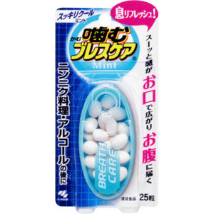 【７２個セット】【１ケース分】 噛むブレスケア スッキリクールミント(25粒)&times;７２個セット　１ケース分 【正規品】【dcs】 ※軽減税率対象品｜キュー バザール