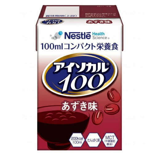 【３０個セット】 ネスレ アイソカル100 あずき味(100ml)×３０個セット【正規品】※軽減税率対象品