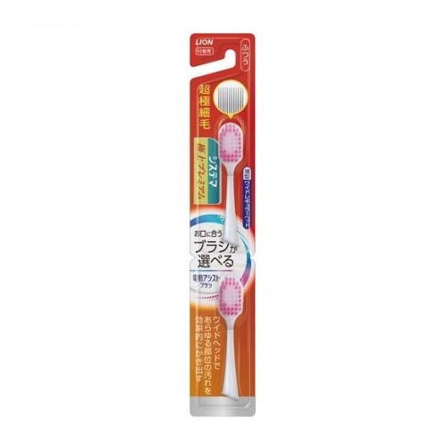 【１０個セット】 ライオン 電動アシストブラシ 付替システマ極上プレミアム ふつう(2本入)×１０個セット【正規品】【t-10】