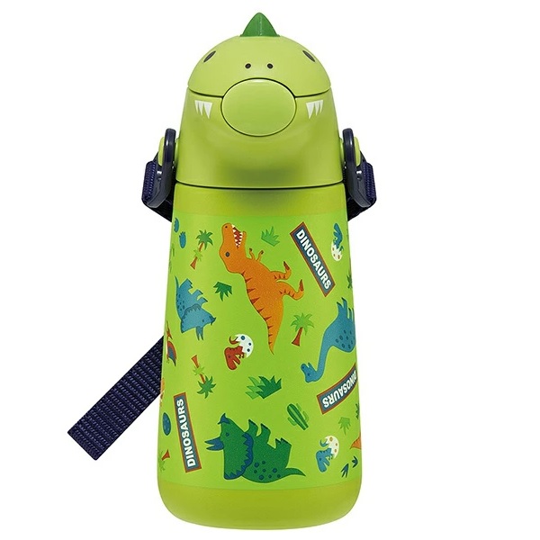 【１０個書き割り】 スケーター ダイカット ステンレス鋼瓶 ディノサウルス(370ml)×１０個書き割り【定まり品】