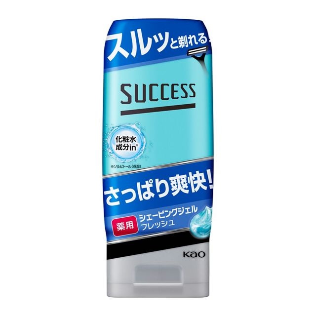 【２４個セット】【１ケース分】 花王 サクセス 薬用シェービングジェル フレッシュ(180g)×２４個セット　１ケース分【正規品】