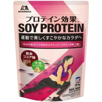 【３０個セット】 森永製菓 プロテイン効果 森永ココア味(264g)×３０個セット【正規品】 ※軽減税率対象品