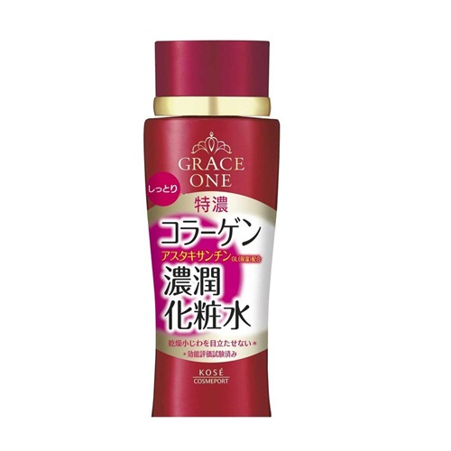 【３６個セット】【１ケース分】 コーセーコスメポート グレイスワン コラーゲン 濃潤化粧水 しっとり(180ml)&times;３６個セット　１ケース分【正規品】｜キュー バザール