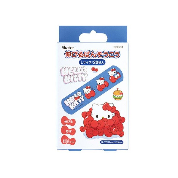 【20個セット】 スケーター 伸びるばんそうこう L ハローキティ(20枚入)×20個セット【正規品】|キュー バザール