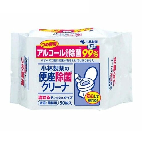 【３０個セット】 小林製薬の便座除菌クリーナつめ替用(50枚入)×３０個セット【正規品】