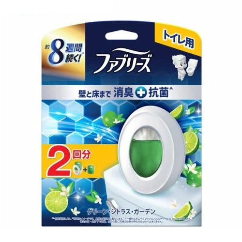 【１２個書き割り】【１容れもの分】 P\u0026G ファブリーズ 室内用便器用 消臭+抗菌 緑であること・シトラス・ガーデン 本体+つめかえ(2個入)×１２個書き割り １容れもの分【定め事品】