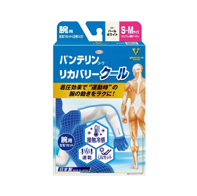 【１０個書き割り】 興和 バンテリンコーワ リカバリー 冷やりとした 腕用 S-M(1双)×１０個書き割り【定まり品】