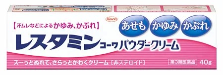 【第3類医薬品】【２０個セット】 　興和 レスタミンコーワパウダークリーム 40g &times;２０個セット 【正規品】【ori】あせも かゆみ かぶれ 非ステロイド｜キュー バザール