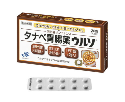 【第3類医薬品】【５個セット】 タナベ胃腸薬ウルソ　20錠×５個セット 【正規品】