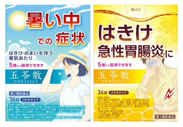 【第2類医薬品】【80個セット】【1ケース分】 神農 五苓散料 エキス錠 36錠 ×80個セット 1ケース分 【正規品】パウチタイプ ごれいさん えきす 錠剤|キュー バザール