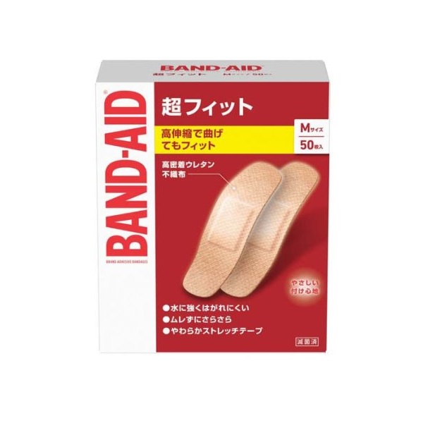 【３０個セット】 JNTLコンシューマーヘルス バンドエイド 超フィット Mサイズ(50枚入)&times;３０個セット【正規品】【k】【mor】【ご注文後発送までに2週間前後頂戴する場合がございます】｜キュー バザール 14,346円