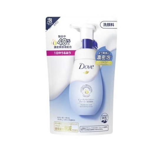 【１０個セット】 ユニリーバ ダヴ ビューティモイスチャー クリーミー泡洗顔料 替え(125ml)×１０個セット【正規品】