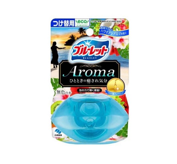 【48個セット】【1ケース分】 小林製薬 液体ブルーレットおくだけ アロマ つけ替用 ハワイアンアロマの香り(70ml)×48個セット 1ケース分 【正規品】|キュー バザール