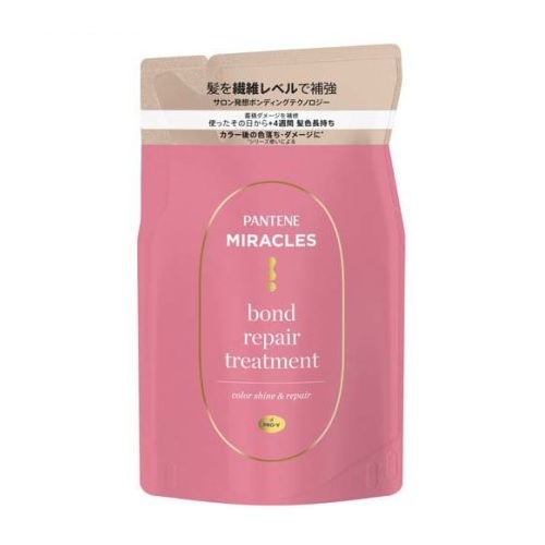 【１２個セット】【１ケース分】 P&G パンテーン ミラクルズ ボンドリペア カラーシャイン＆リペア トリートメント詰替(350g)×１２個セット　１ケース分　【正規品】