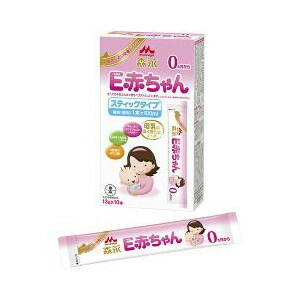 【１０個セット】 森永 E赤ちゃん スティックタイプ 13g*10本入×１０個セット【正規品】 ※軽減税率対象品