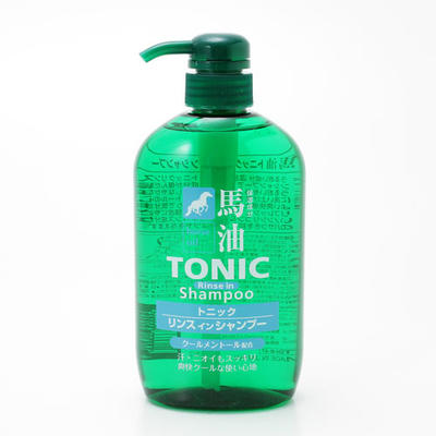 【３２個セット】【２ケース分】馬油トニックリンスインシャンプー 600mL×３２個セット 　２ケース分【正規品】