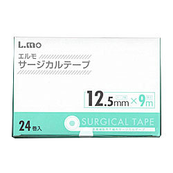 【３０個仕掛ける】 エルモ サージカルテープ 診療用 12.5mmX9m 24巻 ×３０個仕掛ける【置き目品】【mor】【ご申しつける後送りとどけるまでに2週前後もらい受けるする切っ掛けがございます】