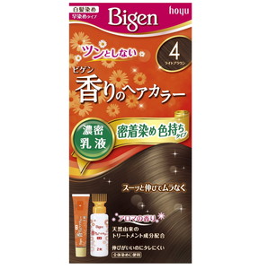 【27個セット】【1ケース分】 ビゲン 香りのヘアカラー 乳液 4 ライトブラウン 1セット×27個セット 1ケース分 【正規品】【dcs】|キュー バザール