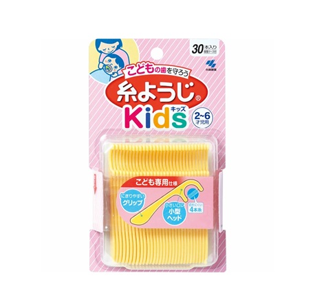 【７２個セット】【１ケース分】 小林製薬 歯間清掃フロス こどもの糸ようじ(30本入)×７２個セット　１ケース分 【正規品】【dcs】