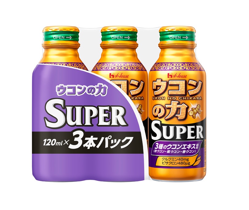 【１０個セット】【１ケース分】 ハウス ウコンの力 スーパー 120ml×3本入×１０個セット 　　１ケース分　【正規品】※軽減税率対象品