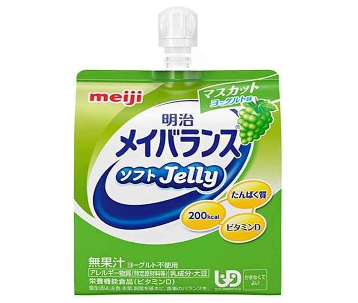 市場 ５個セット メイバランス マスカットヨーグルト味 明治 ソフトJelly