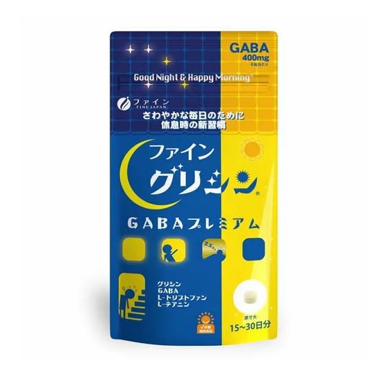 【１０個セット】ファイン グリシンGABAプレミアム(90粒入)&times;１０個セット 【正規品】 ※軽減税率対象品｜キュー バザール