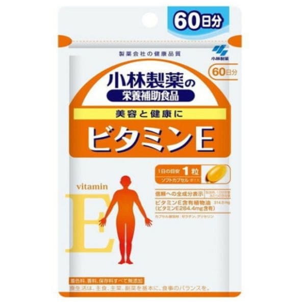 【３０個仕掛ける】 小林製薬 ヴィタミンE お徳用 60粒入×３０個仕掛ける【置き目品】 ※助け出す税率客体品