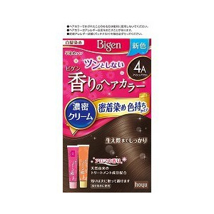 【27個セット】【1ケース分】 ビゲン 香りのヘアカラー クリーム 4A 40g+40g×27個セット 1ケース分 【正規品】【dcs】|キュー バザール