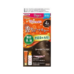 【２７個セット】【１ケース分】 ビゲン 香りのヘアカラー 乳液 4A 40g+60mL&times;２７個セット　１ケース分 【正規品】【dcs】｜キュー バザール