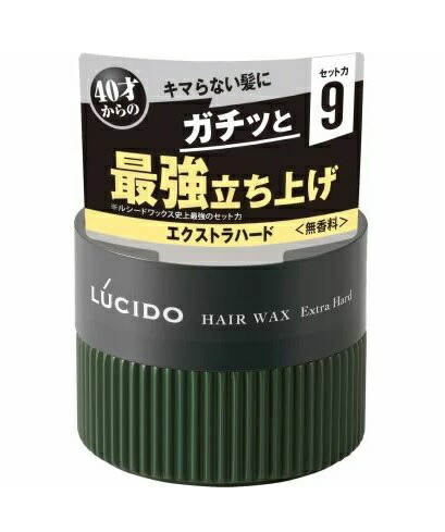 【３０個書き割り】 マンダム ルシード 髪の毛蝋涙 エクストラハード 80g×３０個書き割り【定まり品】