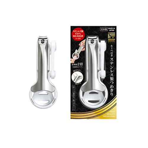 【10個セット】 グリーンベル 匠の技 ルーペ付き ステンレス製つめきり G-1304×10個セット【正規品】【mor】【k】【ご注文後発送までに2週間前後頂戴する場合がございます】爪切り【t-3】
