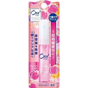 【７２個セット】【１ケース分】 オーラツーミー マウススプレー ジューシーピーチ 6ml×７２個セット　１ケース分 【正規品】【dcs】