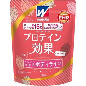 ウイダー プロテイン効果 ソイカカオ味 660g ×10個セット ※軽減税率対象品