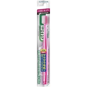 【３０個セット】 ガム(G・U・M) ウェルプラス デンタルブラシ #466 4列コンパクト ふつう(1本) G・U・M×３０個セット【正規品】