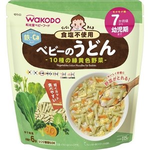 【３０個セット】 らくらくまんま ベビーのうどん 10種の緑黄色野菜 7か月頃から幼児期まで 115g×３０個セット【正規品】※軽減税率対象品