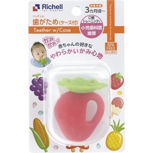 【３６個セット】【１ケース分】 歯がため もちもちいちご ケース付 1個×３６個セット　１ケース分【正規品】【mor】 【ご注文後発送までに1週間以上頂戴する場合がございます】