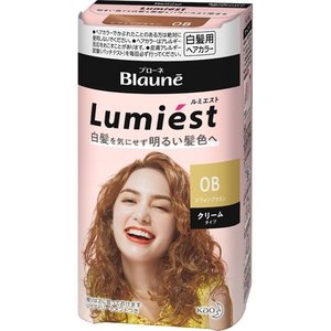 【２４個セット】【１ケース分】 ブローネ ルミエストヘアカラー クリーム 0B シフォンブラウン 1セット×２４個セット　１ケース分　【正規品】