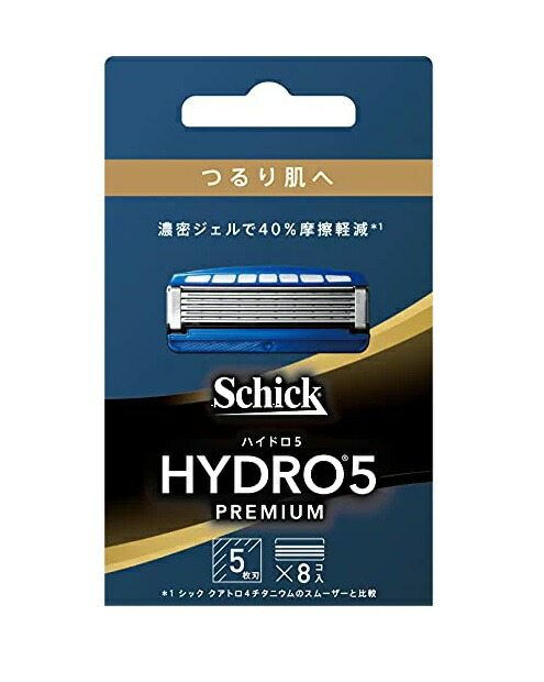 シック ハイドロ5プレミアム つるり肌へ 替刃(8個入)×96個セット 1ケース分