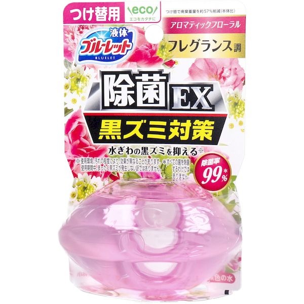 小林製薬 液体ブルーレットおくだけ 除菌EX 付け替え用 アロマティックフローラル 70ml