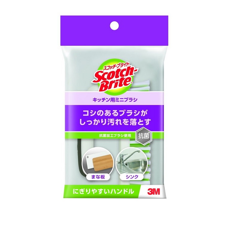 【３０個セット】 住友3M スコッチブライト キッチン用 ミニ ブラシ 1個入×３０個セット【正規品】
