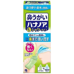 【１０個書き割り】小林製薬 ハナノア シャワー(500ml)×１０個書き割り 【定め事品】