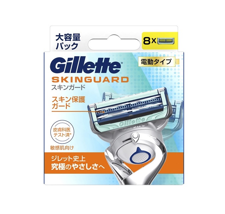 本物品質の PG ジレット スキンガード 電動タイプ 替刃 8個入 ×４０