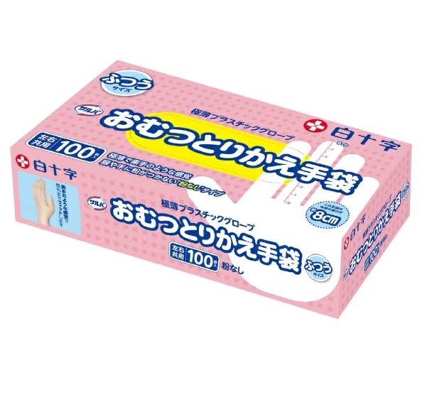 【３０個書き割り】 白十字 サルバ 御襁褓とりかえグローブ ふつう大きさ(100枚入)×３０個書き割り【定め事品】【mor】【ご申し付ける後送りとどけるまでに2週前後もらい受けるする切っ掛けがございます】