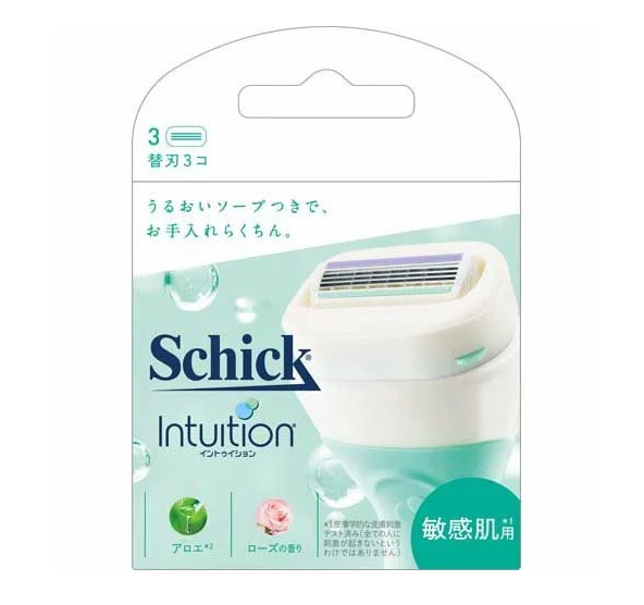 【10個セット】 シック イントゥイション 敏感肌用 替刃(3個入)×10個セット【正規品】【k】【mor】【ご注文後発送までに2週間前後頂戴する場合がございます】|キュー バザール
