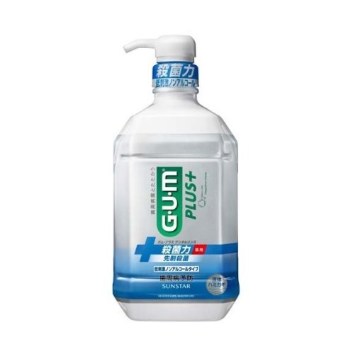 【１２個セット】 サンスター ガム・プラス デンタルリンス 低刺激ノンアルコールタイプ(900ml)×１２個セット　１ケース分 【正規品】【dcs】