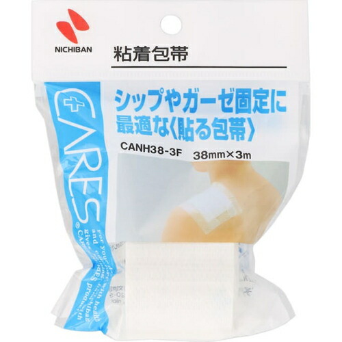【２００個仕掛ける】【１入れもの分】ニチバン ケアーズ へばり着く医薬用包帯 CANH38-3F×２００個仕掛ける １入れもの分【nc】 【置き目品】【k】【ご申しつける後送りとどけるまでに1週前後もらい受けるする切っ掛けがございます】